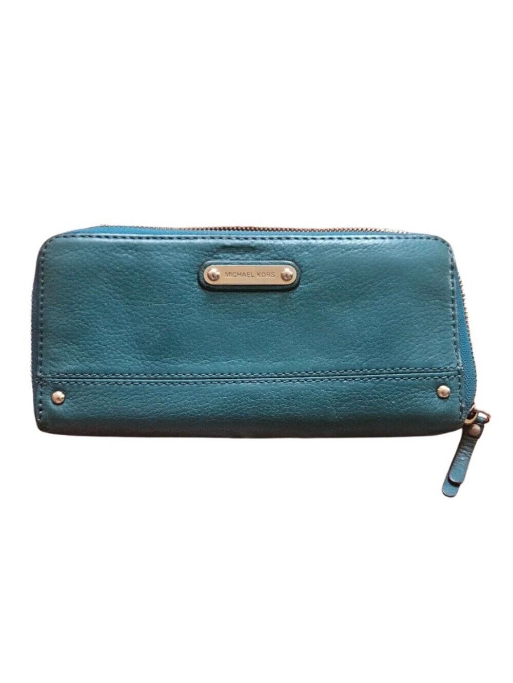 Michael Kors Pebbled Leather Zip Around Wallet